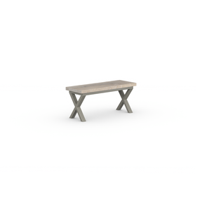 Shelby Bench - Crossed Leg