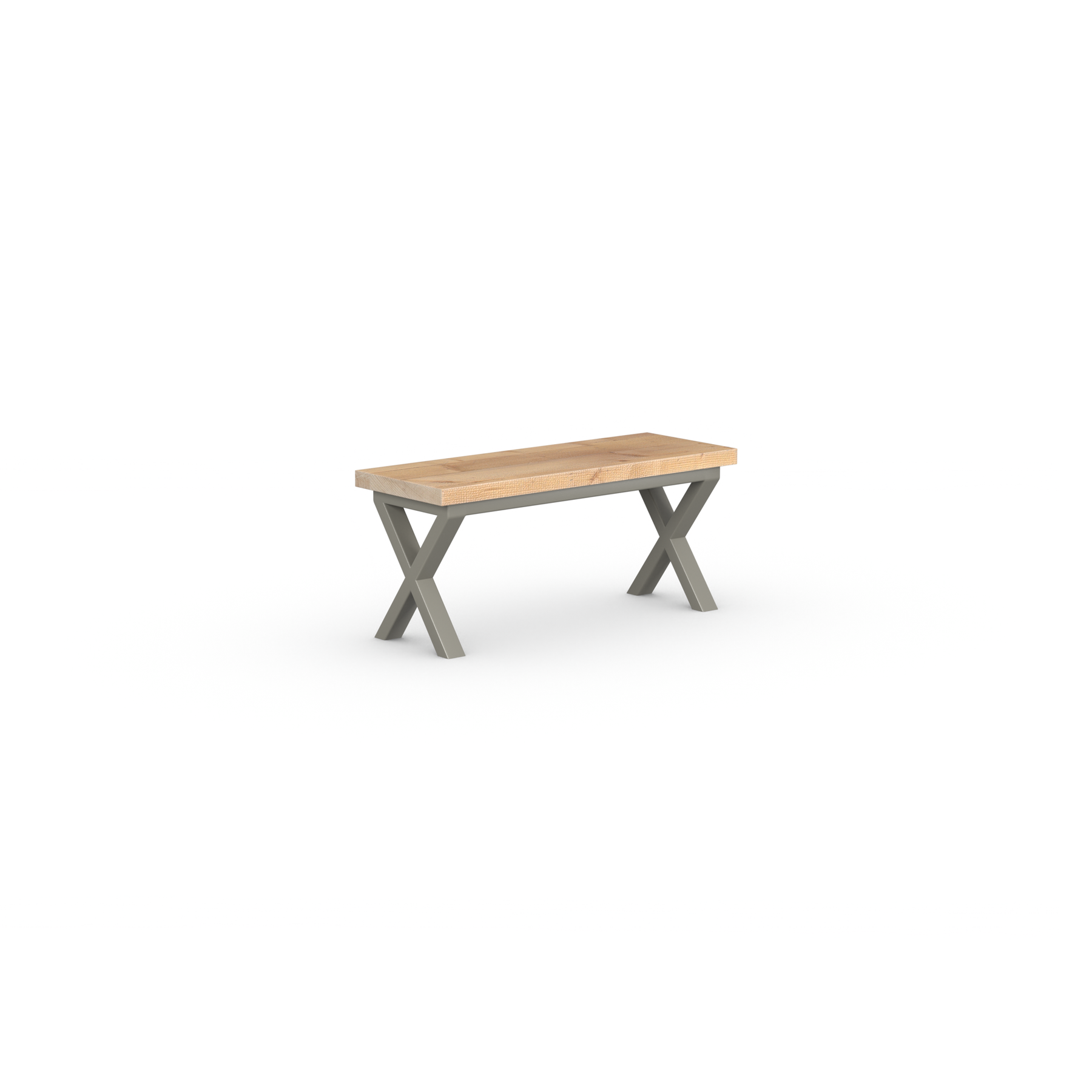 Shelby Bench - Crossed Leg