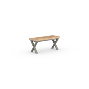 Shelby Bench - Crossed Leg
