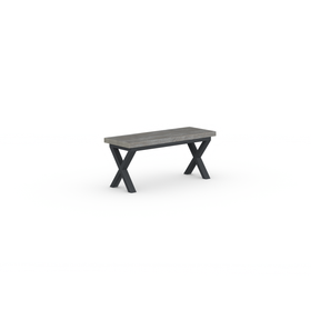 Shelby Bench - Crossed Leg