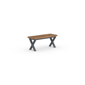 Shelby Bench - Crossed Leg