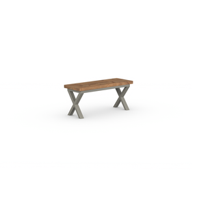 Shelby Bench - Crossed Leg