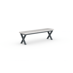 Shelby Bench - Crossed Leg