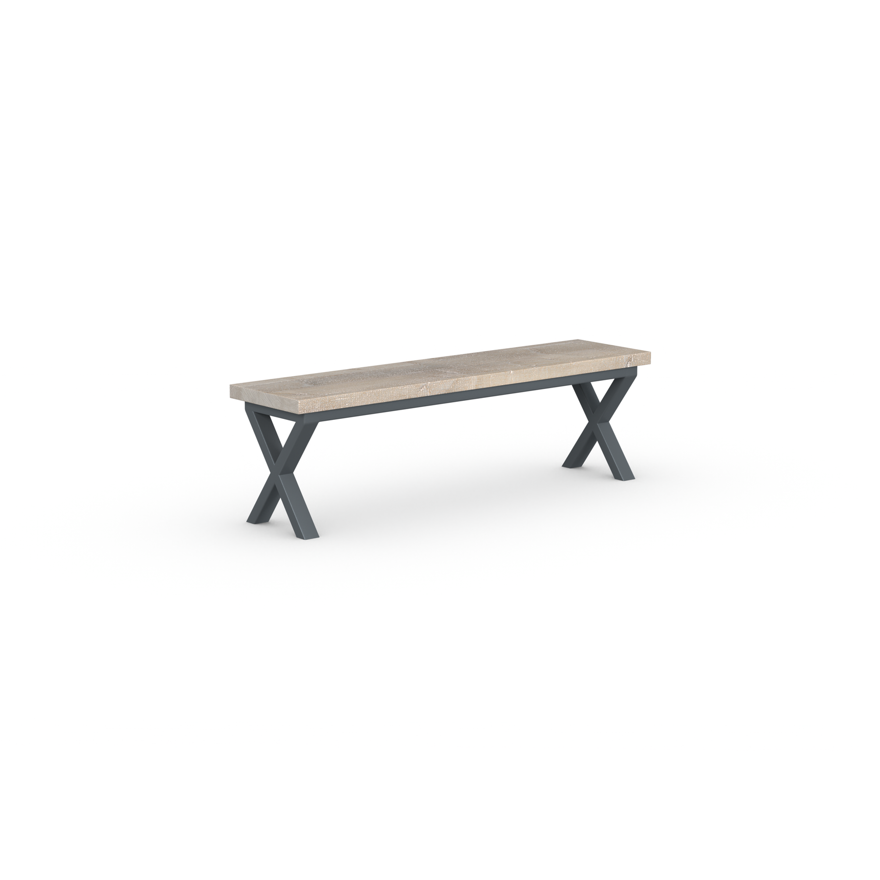 Shelby Bench - Crossed Leg