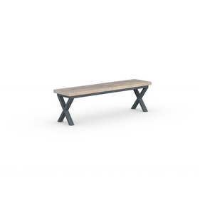 Shelby Bench - Crossed Leg