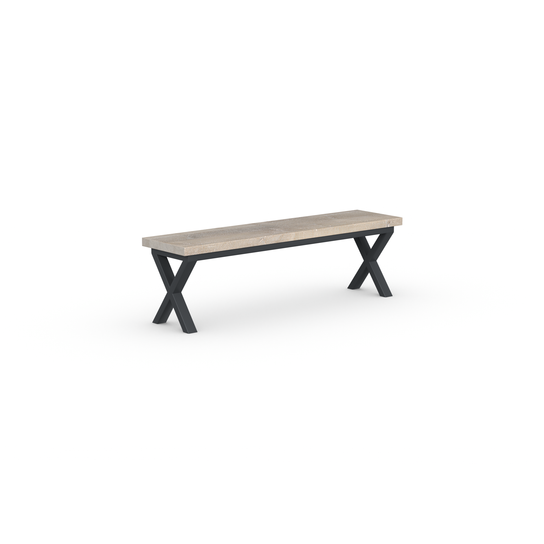 Shelby Bench - Crossed Leg