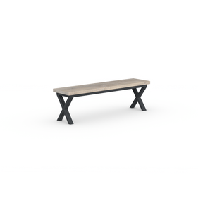 Shelby Bench - Crossed Leg