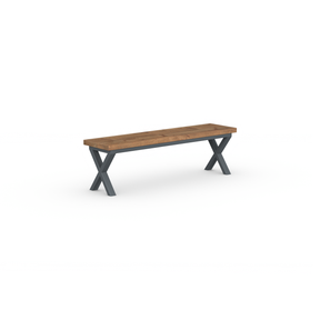 Shelby Bench - Crossed Leg