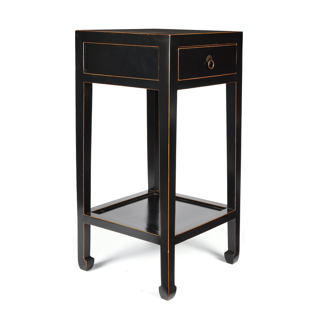 Black Lacquer Tea Table