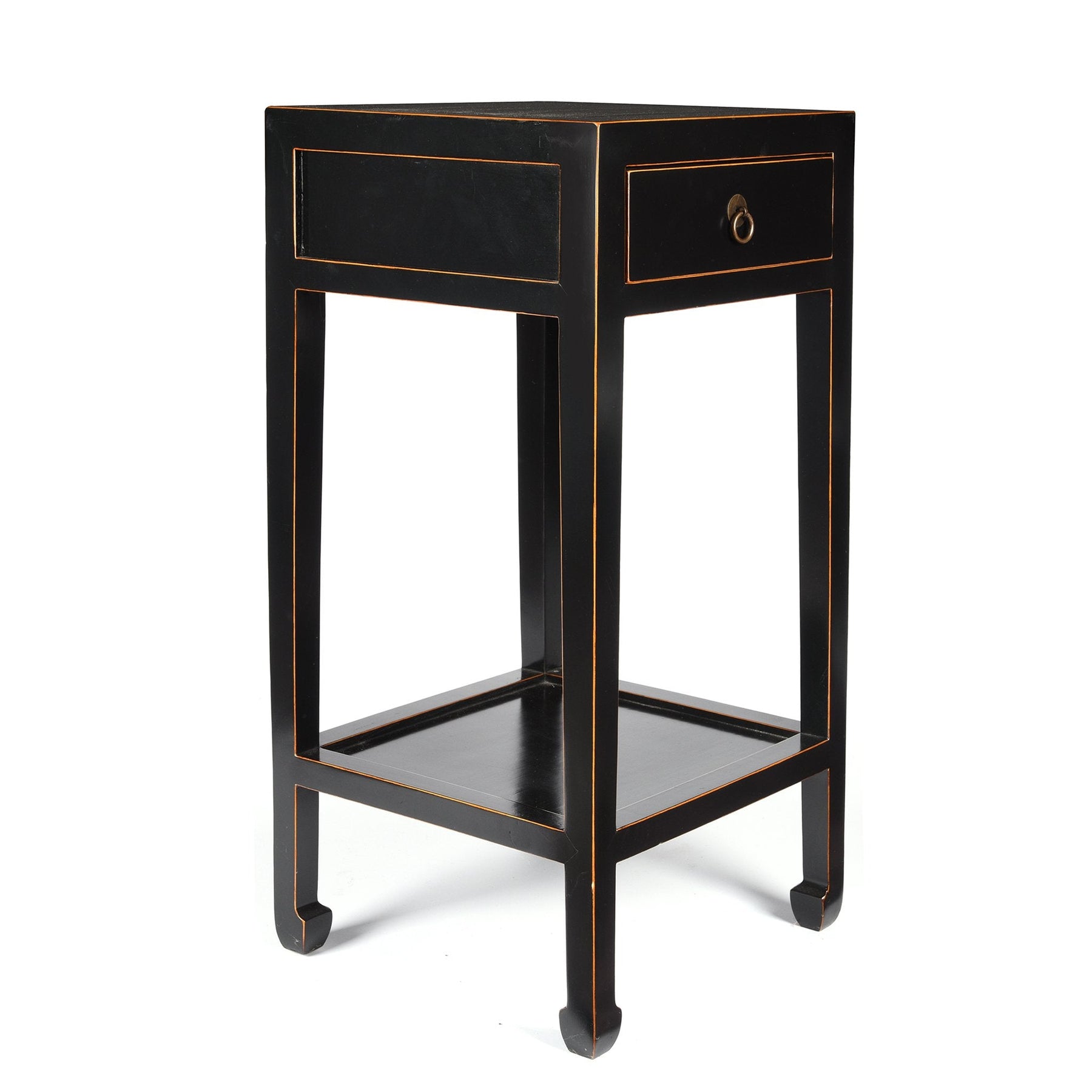 Black Lacquer Tea Table