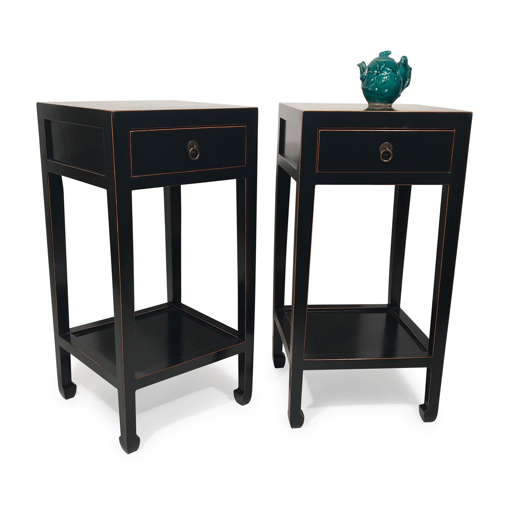Black Lacquer Tea Table