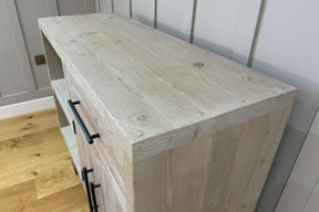 116.5 cm Cavendish Sideboard with anthracite metal - Grey - Ex-Display