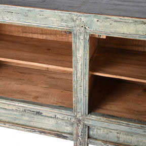 2 Door Painted Mongolian Sideboard - Ca 1920