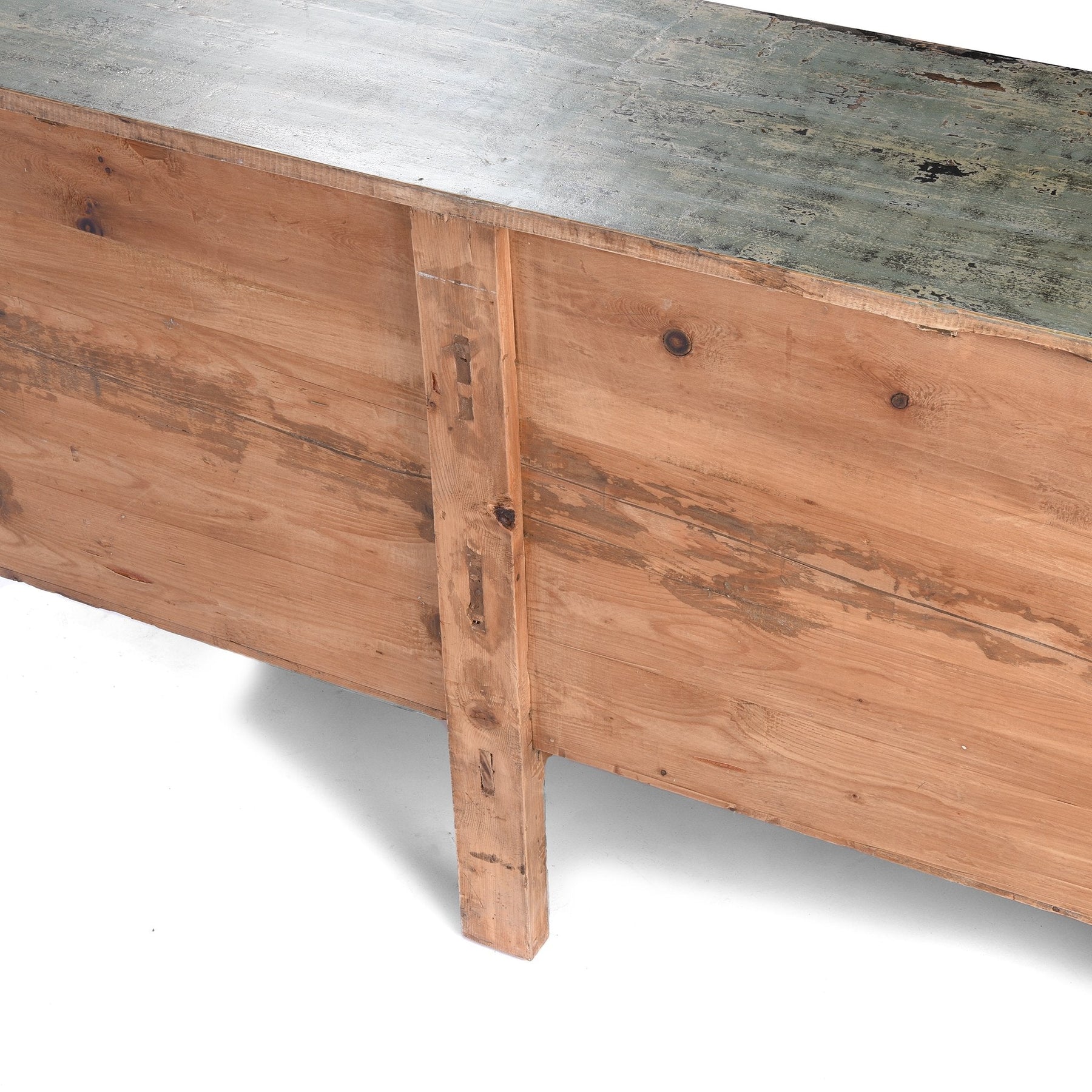 2 Door Painted Mongolian Sideboard - Ca 1920