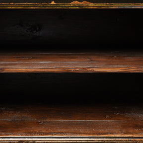 2 Door Traditional Painted Mongolian Sideboard - 19thC