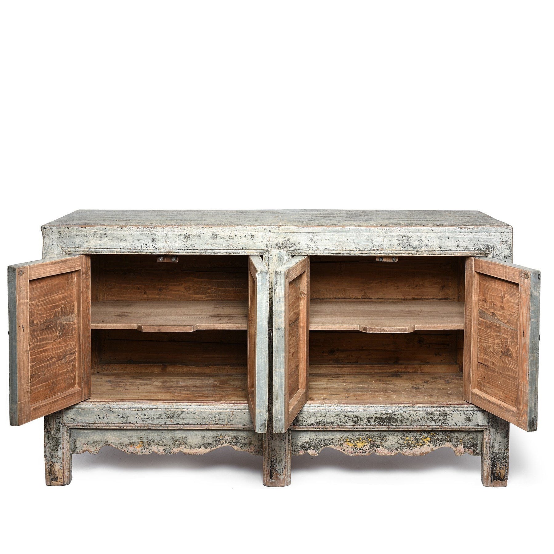 4 Door Painted Mongolian Sideboard - Ca 1920