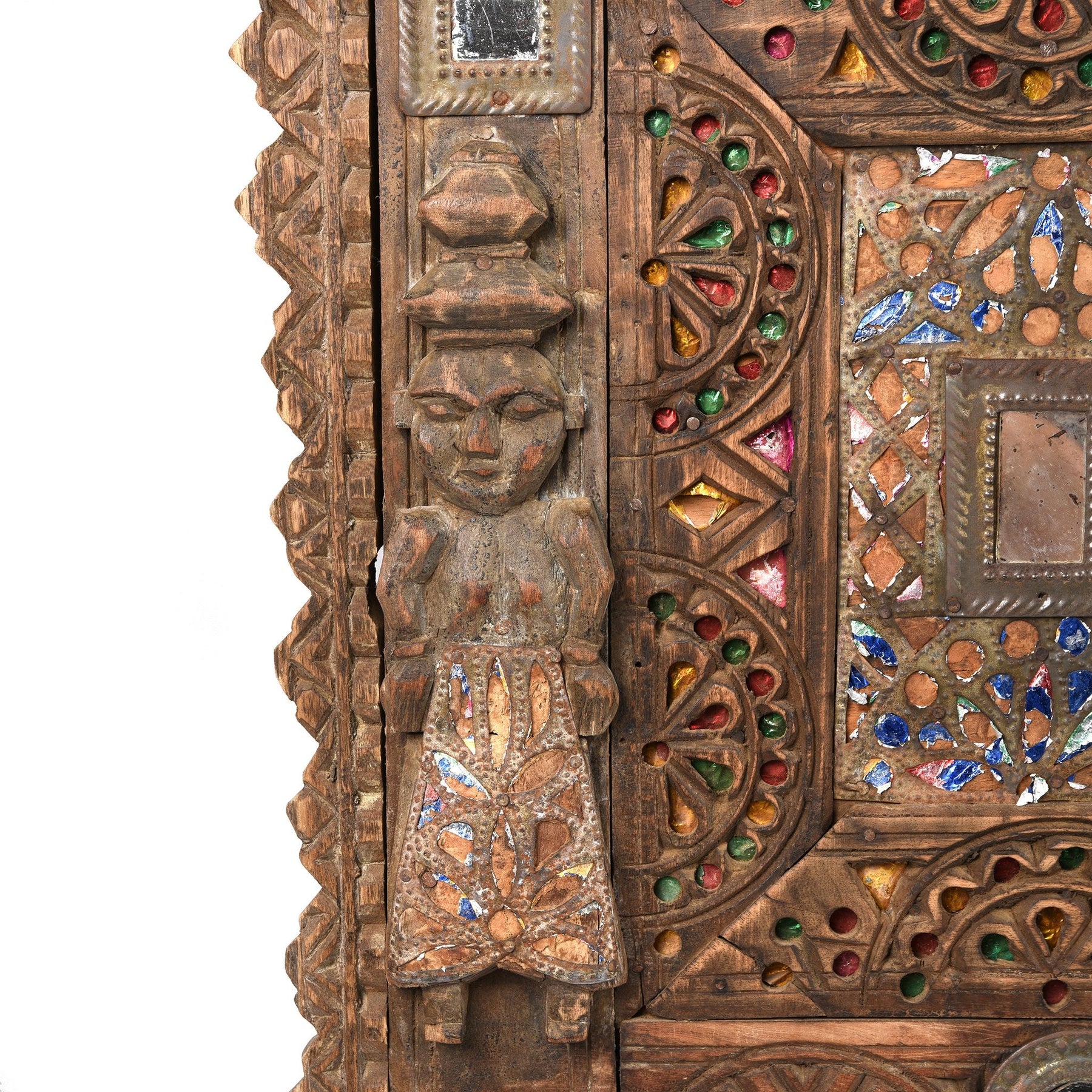 Carved Teak Damchiya Chest From Kutch - Ca 1920