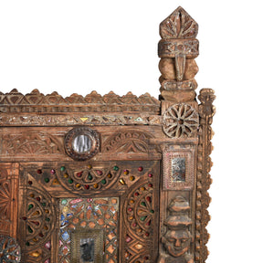 Carved Teak Damchiya Chest From Kutch - Ca 1920