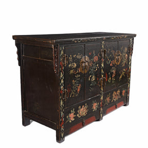 Chinese Black Lacquer Sideboard - 18th Century
