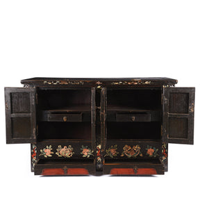 Chinese Black Lacquer Sideboard - 18th Century