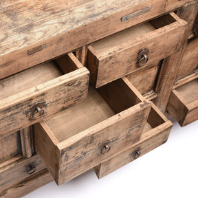 Elm Chest Of Drawers From Gansu - Late 19thC