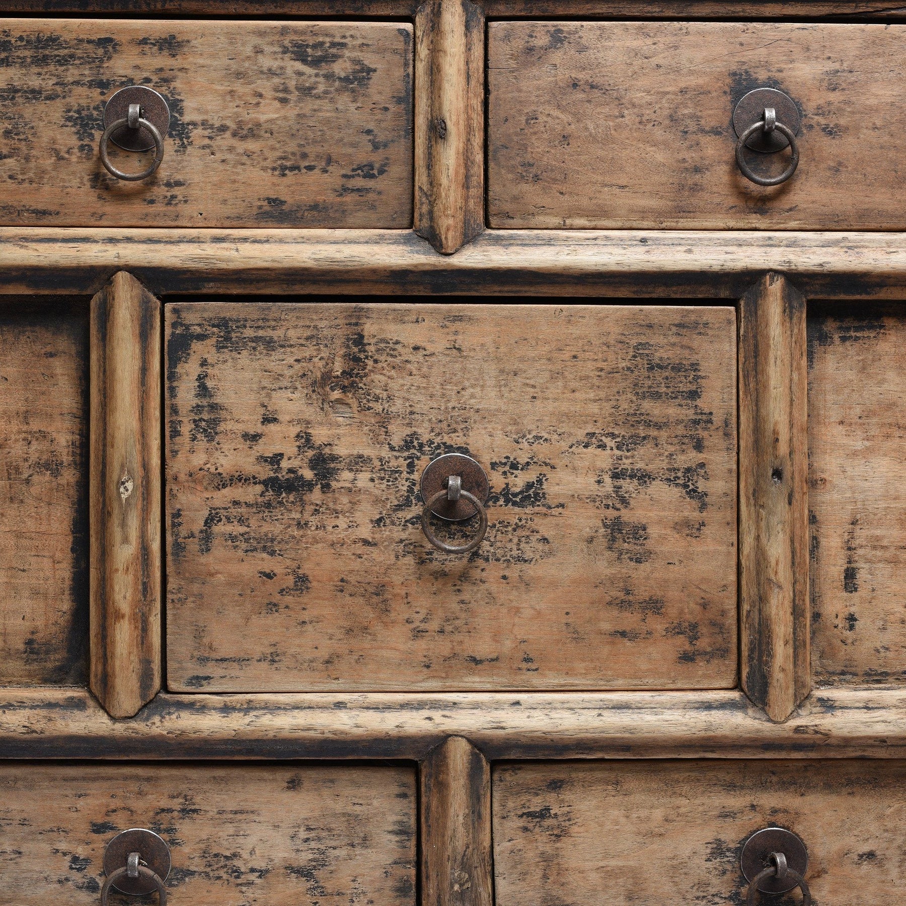 Elm Chest Of Drawers From Gansu - Late 19thC