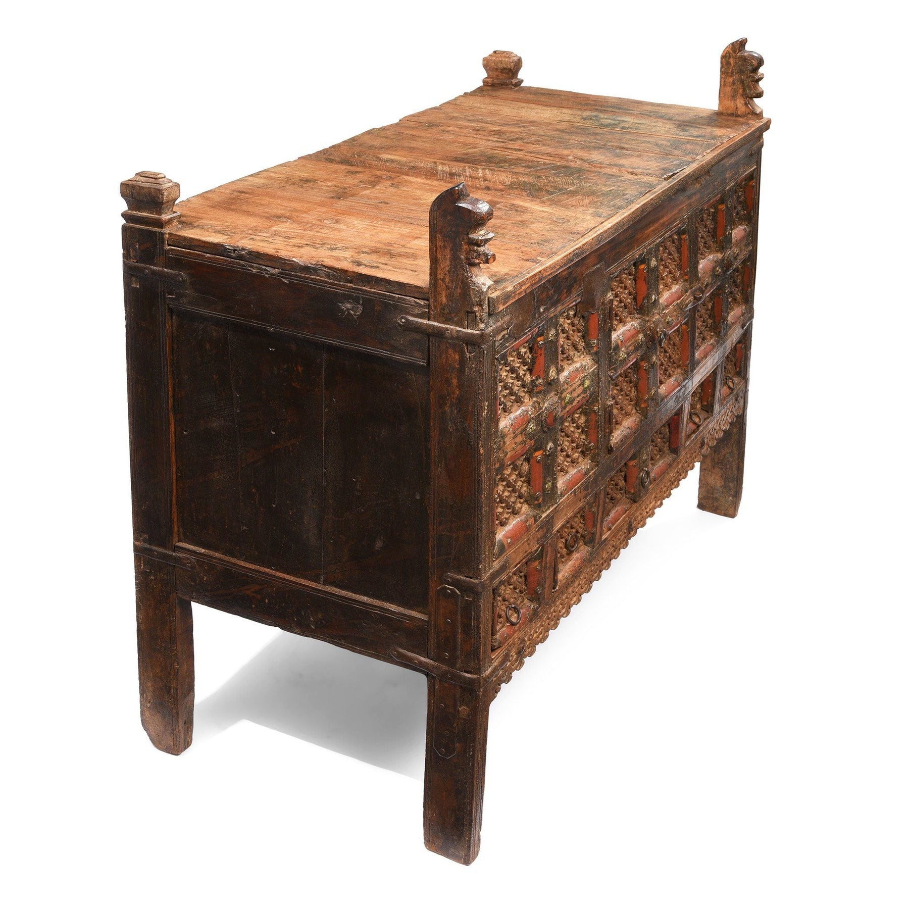 Indian "Damchiya" Dowry Chest From Kutch - 19thC