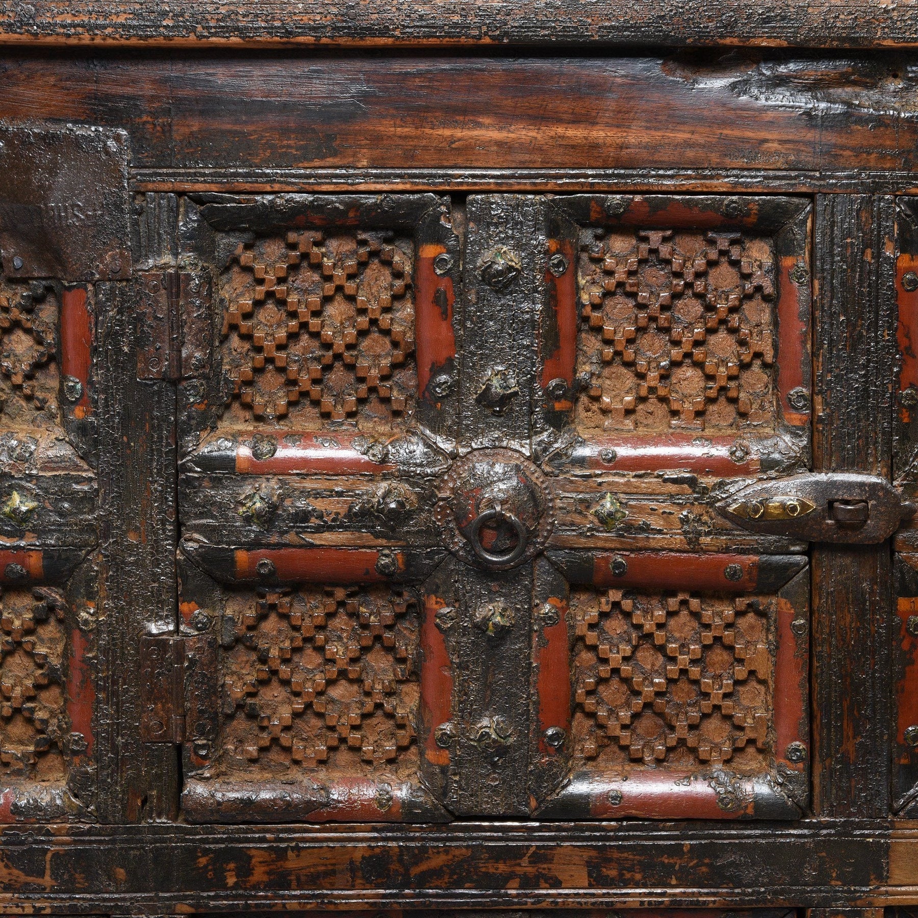 Indian "Damchiya" Dowry Chest From Kutch - 19thC