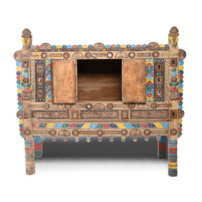 Indian "Damchiya" Dowry Chest From Kutch - Ca 1920