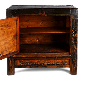Mongolian Sideboard With Original Painting - 19thC