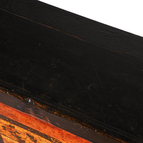 Mongolian Sideboard With Original Painting - 19thC