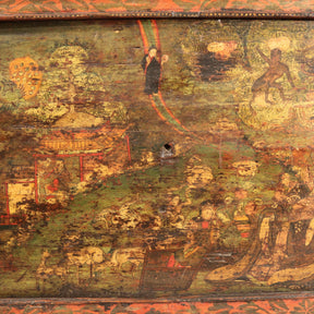 Original Painted Lectern From Tibet