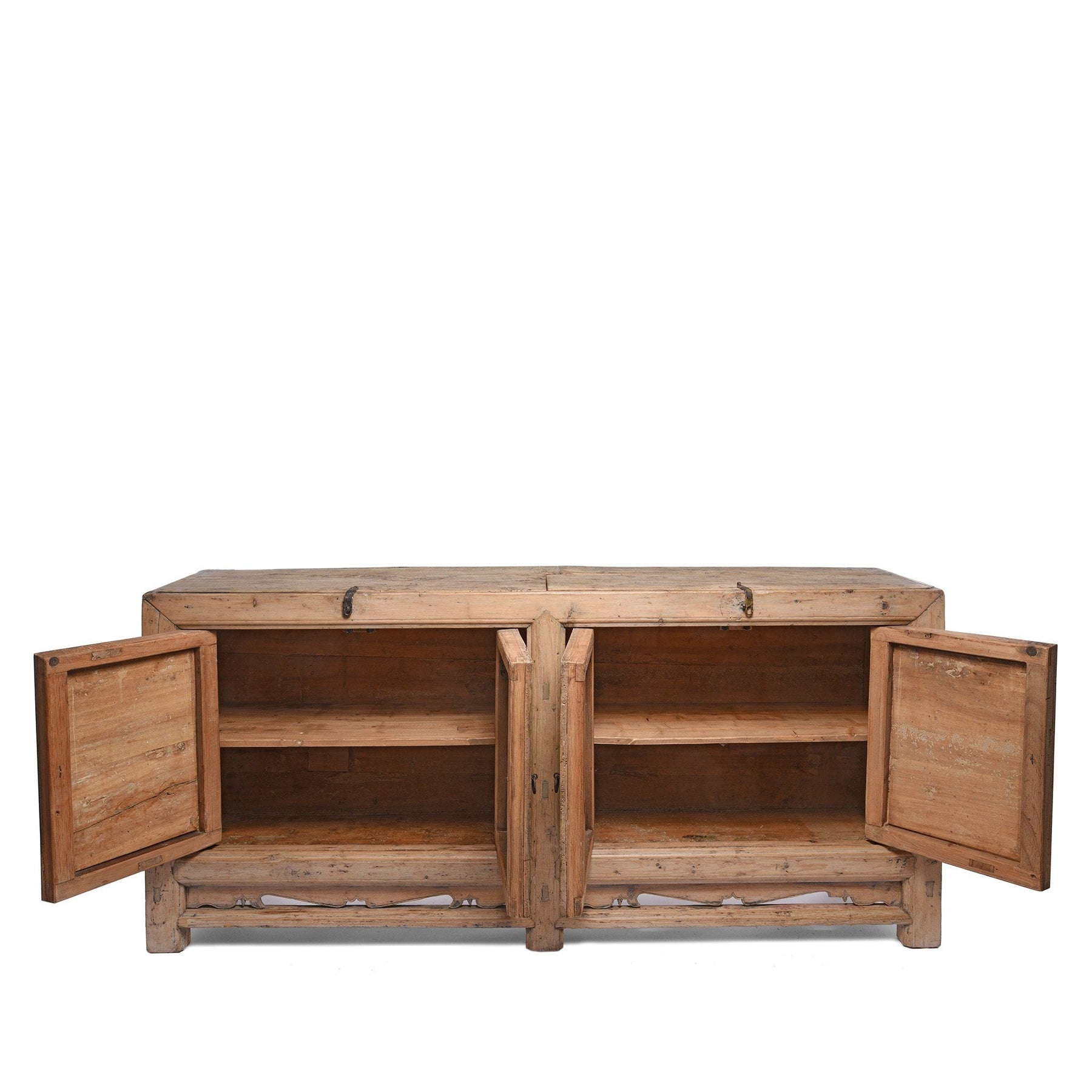 Painted 4 Door Mongolian Sideboard - 19thC