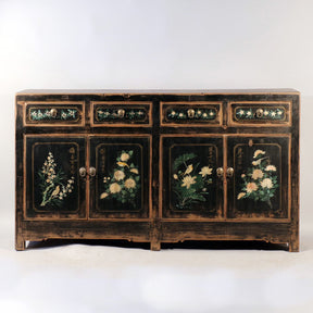 Painted Elm Sideboard From Mongolia 19thC