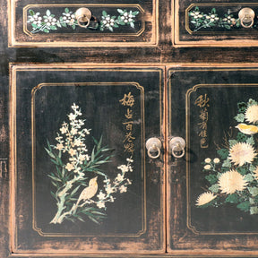 Painted Elm Sideboard From Mongolia 19thC