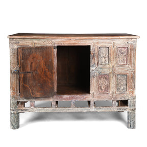 Painted Indian Dowry Chest "Damchiya" From Kutch - Early 20thC