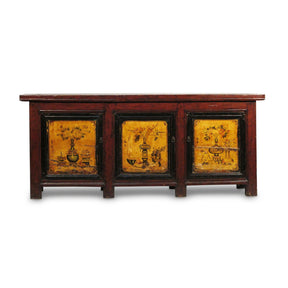 Painted Sideboard From Mongolia - 19thC