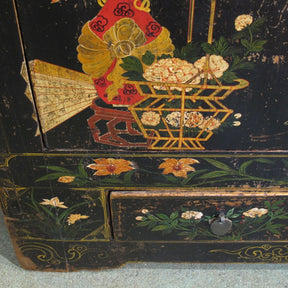 Painted Sideboard From Mongolia - 19thC