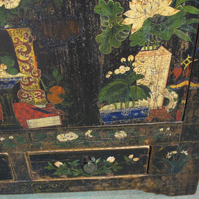Painted Sideboard From Mongolia - 19thC