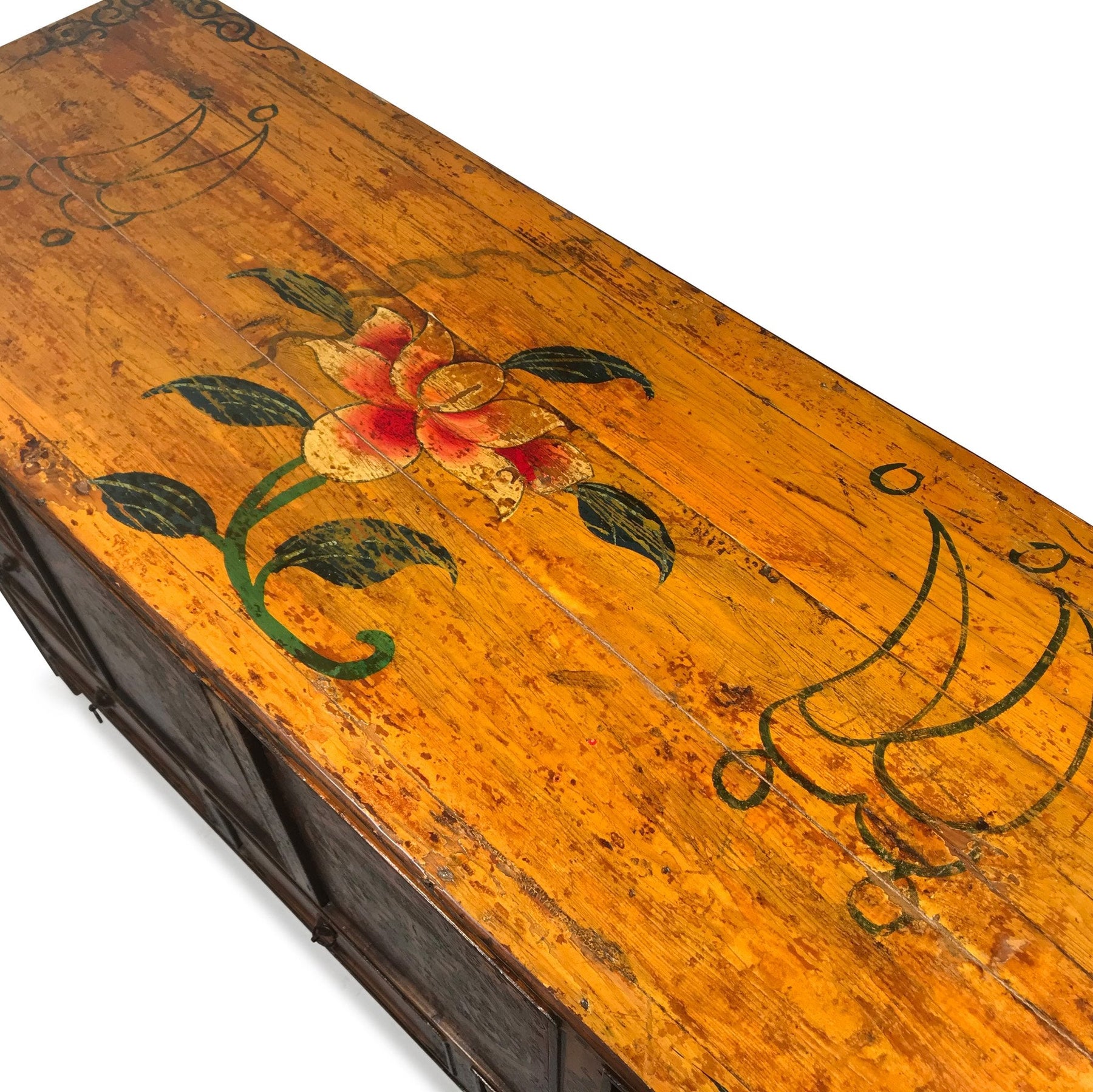 Painted Tibetan Altar Cabinet (Reproduction)