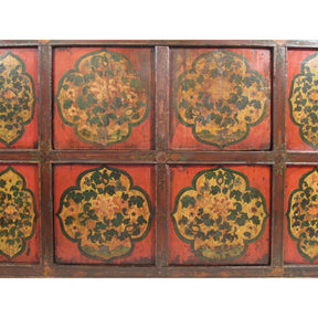 Tibetan Altar Cabinet with Original Painting - 19thC