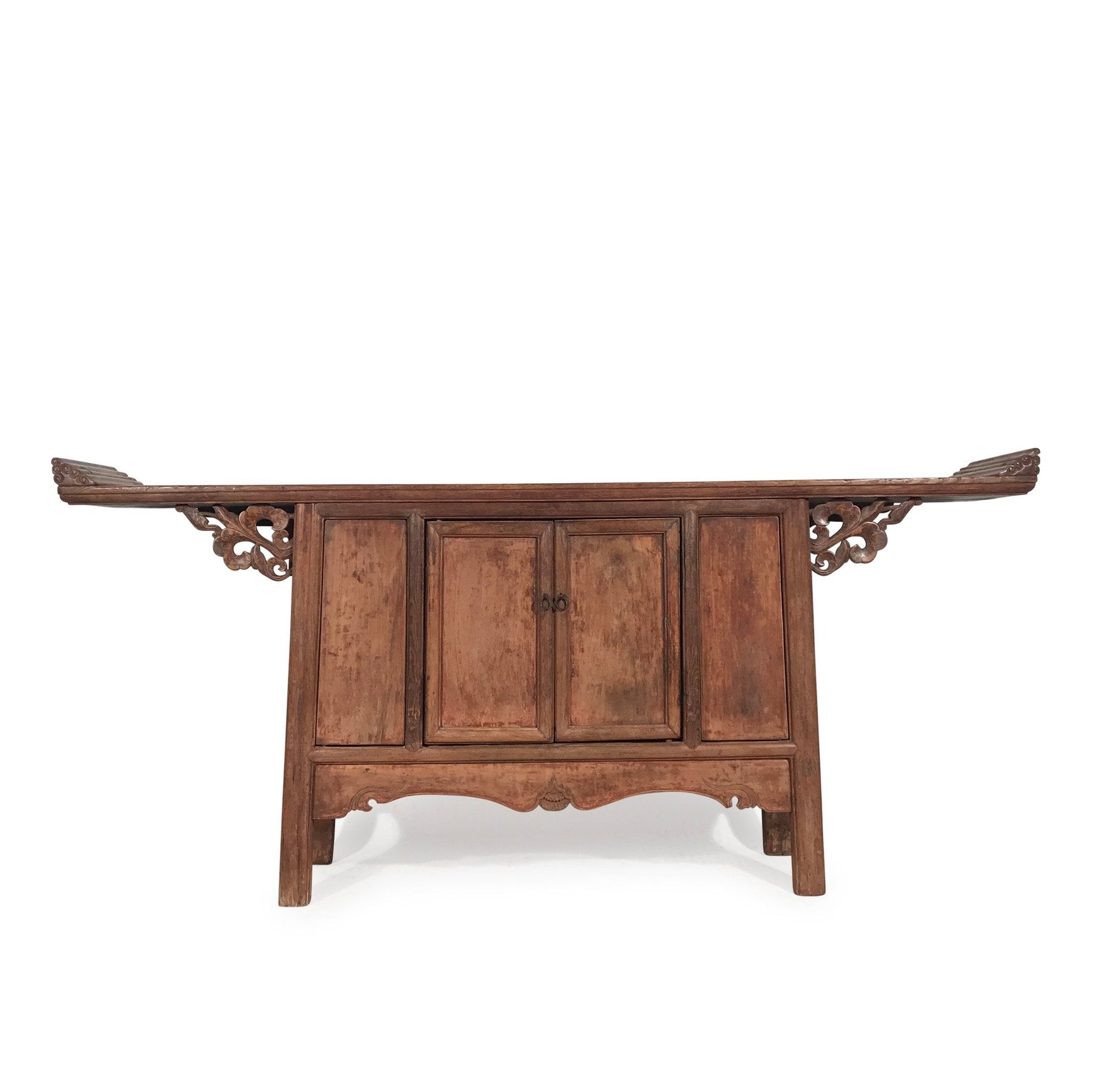 Unusual Console Altar Cabinet From Shanxi - Early 19thC