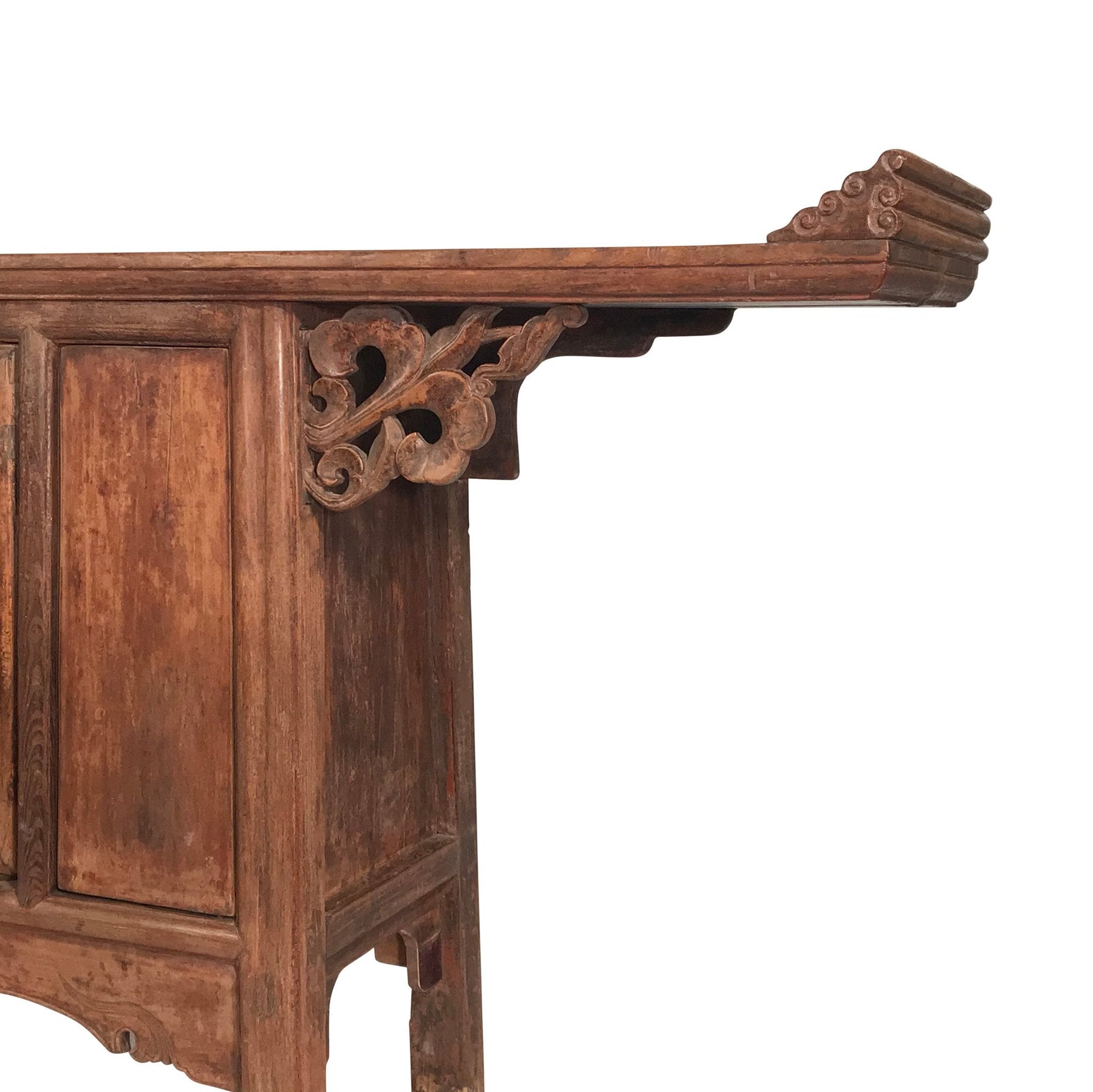 Unusual Console Altar Cabinet From Shanxi - Early 19thC