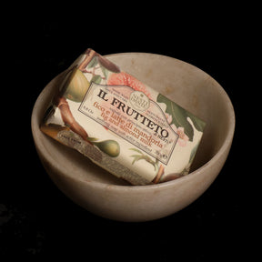 Hand Carved Marble Bowl  - 15cm dia.