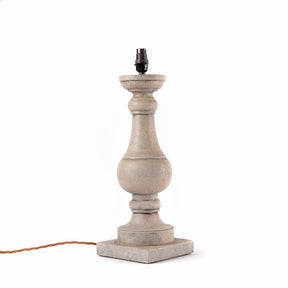 Turned Wood Table Lamp