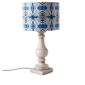 Turned Wood Table Lamp