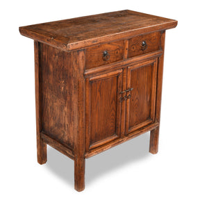 2 Drawer Cabinet From Gansu Province - 19thC
