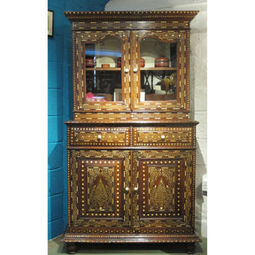 Antique Anglo Indian Bone Inlay Dresser - 19thC