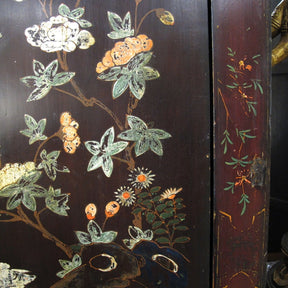 Antique Black Lacquer Wedding Cabinet from Shanxi  - 19thC