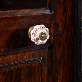 Brass Bound Rosewood Cabinet From Kerala-South India - 19thC